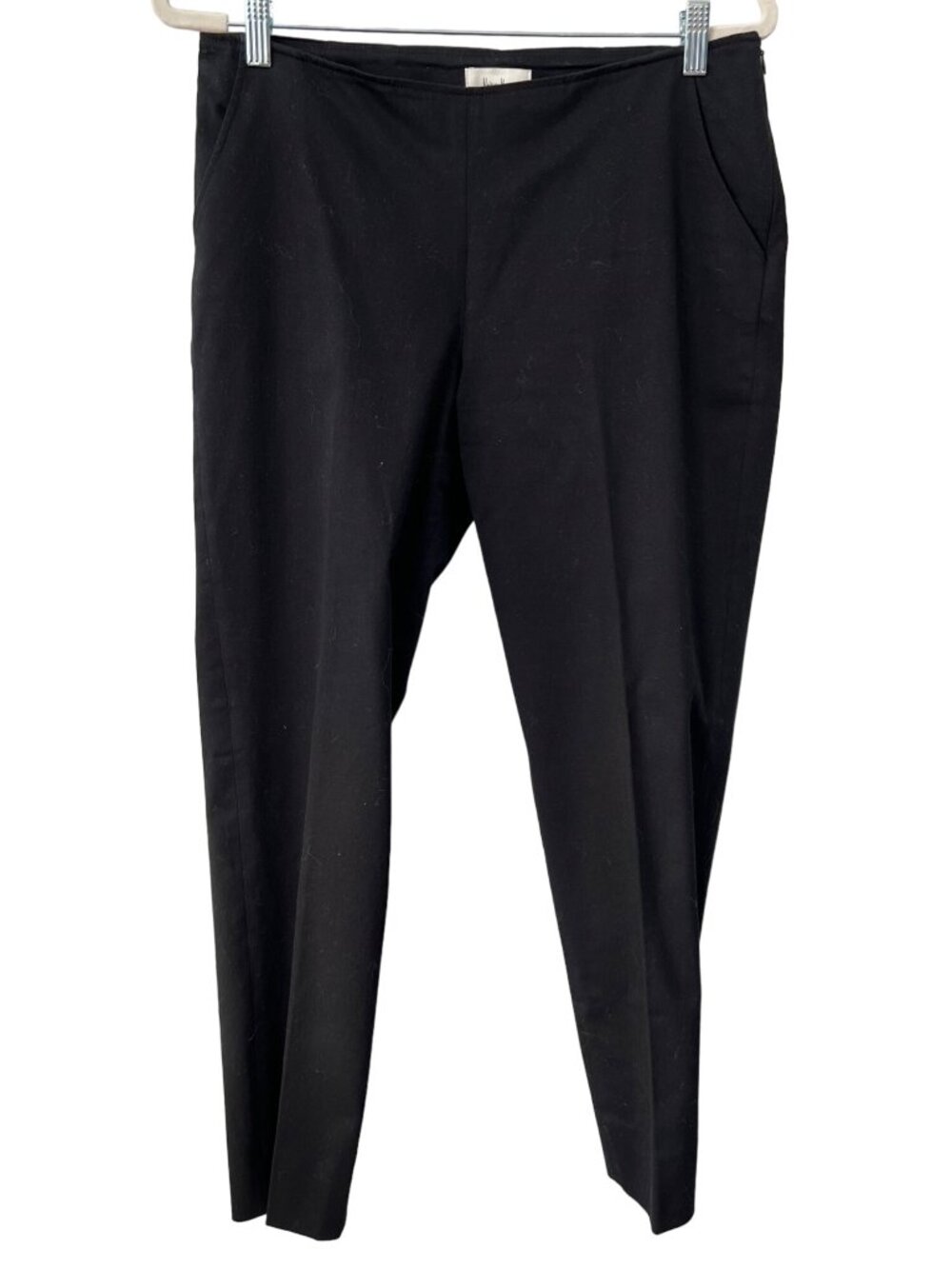 Neiman Marcus Ankle Dress Pants Size 6 Flat Front Black Lined Career Academia